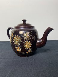 Price Bros Burslem Hand-painted Tea Pot