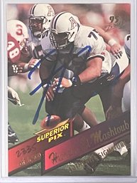 1995 Players Draft Authentic Signature Hicham El-Mashtoub Autographed Rookie Card #35    Numbered 2335/6500