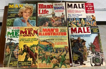 7 Vintage Magazines For Men ~ Mans Illustrated, Mans Life & More ~