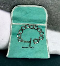 TIFFANY & Co Square Cushion Link Bracelet