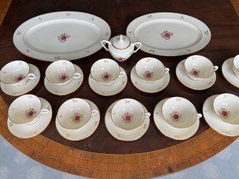 Rhodora By Lenox Tea Set, Sugar Bowl