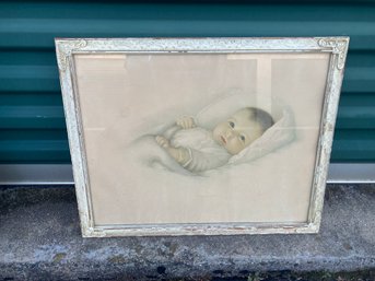 'The Baby' Print Framed 20' X 16'
