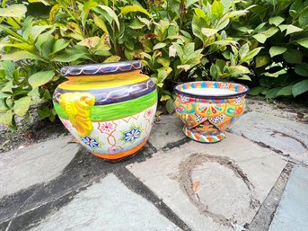 Two Outdoor Pots