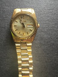 Gold Seiko Watch