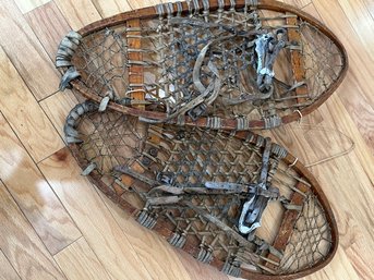 Pair Antique Snow Shoes