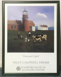 Sally Caldwell Fisher, Vineyard Light Poster Framed