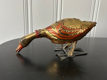 Early MARX Tin Windup Golden Goose