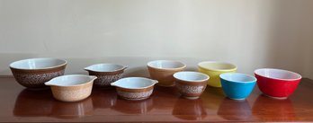 Group Of Vintage Pyrex Bowls