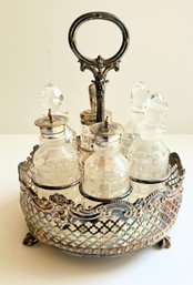 Silver Plated Condiment Trolly