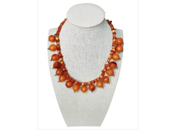 Genuine Amber Colored Necklace