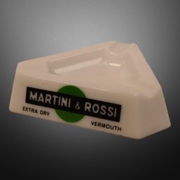 Martini & Rossi Milkglass Ashtray