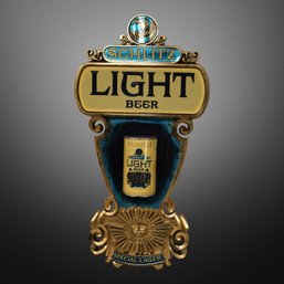 Schlitz Light Beer Plastic Sign Special Lager