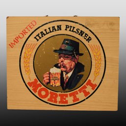 Vintage Moretti Pilsner Italian Beer Sign