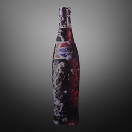 Vintage Pepsi Bottle Cardboard Cut Out Standee