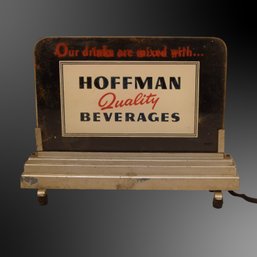 Hoffman Quality Beverages Bartop Advertising Light