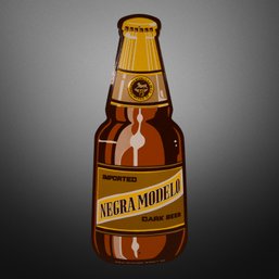 Negra Modelo Metal Bottle Sign