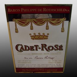 Cadet Rose Wine Advertising Mirror