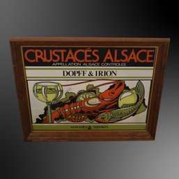 Crustaces Alsace Dopff & Irion Almaden Advertising Mirror