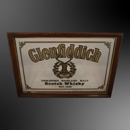 Glenfiddich Scotch Whiskey Advertising Mirror