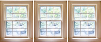 A Trio Of Double Hung Windows - Upstairs Office