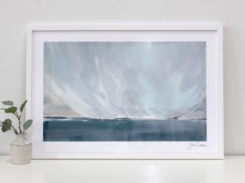 'Afternoon Musings' - White Frame 21x31