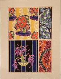 Art Deco Fabric Design I Giclee Print