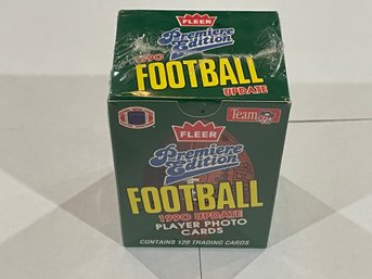 1990 Fleer Premier Edition Football Update Player Cards.  Factory Sealed 120 Card Box.