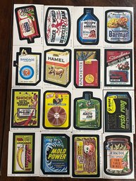 1980 Topps Wacky Cards     16 Card Lot    All Cards In Picture  They Are All In Excellent Condition