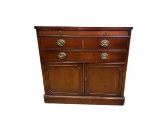 A Vintage Drexel New Travis Court Collection Duncan Phyfe Style Server Buffet With Removable Serving Tray