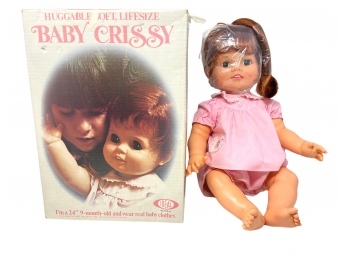 1973 Baby Crissy Doll With Growing Hair In New Condition