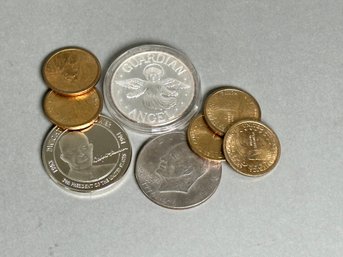 Coin Lot Including 1oz Silver Coin