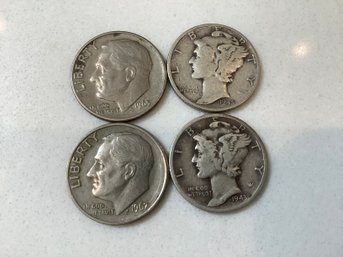 Dimes Coin Lot 30