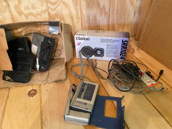 Vintage Toshiba Portable Walkman, Car Stereos And Speakers