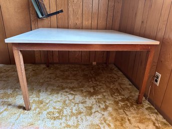 White Formica Top Craft Table