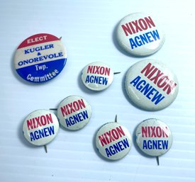 Nixon Agnew Campaign Pins