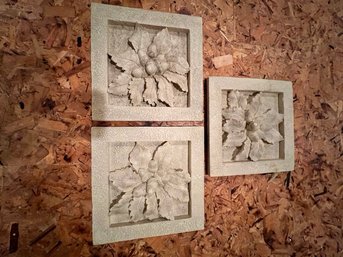 3 Pieces Of Wall Decor Resin