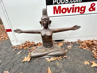 HEAVY Metal Buddha Statue