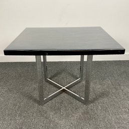 Chrome Base Resin Top Table