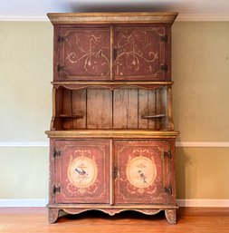 Vintage Hand-painted Buffet