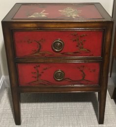 Lillian August Asian Motif End, Nite Stand Retail $950