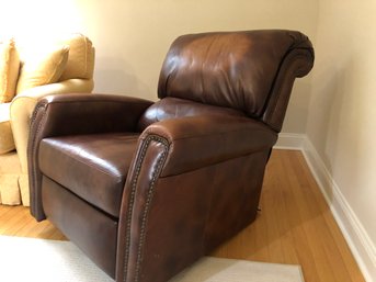 Leather Push Back Recliner