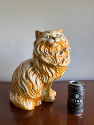 Large Mid Century Orange Persian Cat