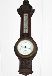 Antique NEGRETTI & ZAMBRA LONDON Thermometer/Barometer