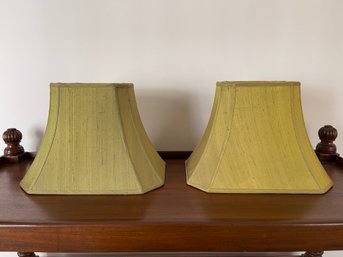 Set Of 2 Cut Corner Lamp Shades