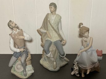 Trio Of Lladro Figurines, 4571, 5357 & 5466