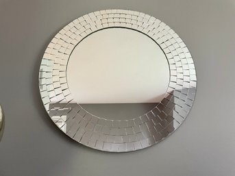 IKEA Tranby Mosaic Mirrored Round Wall Mirror