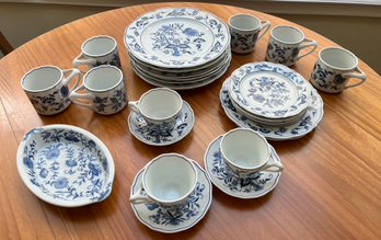 A Partial Set - Blue Danube China - Japan