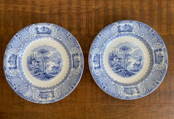 Pair Of Lucerne Plates By JWP And Co. England