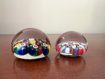 Well Made Pair Of Paperweights