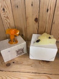 1960s Vintage Candles In Box - Mice And Mushroom
